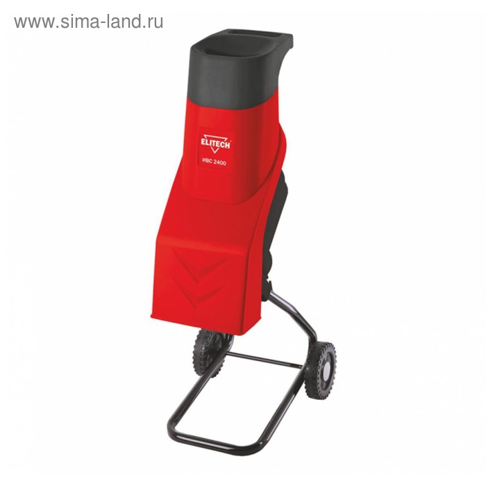 Измельчитель Elitech ИВС 2400, садовый, 2400 Вт, 4500 об/мин, 2 ножа, d веток 40мм, 12кг - Фото 1