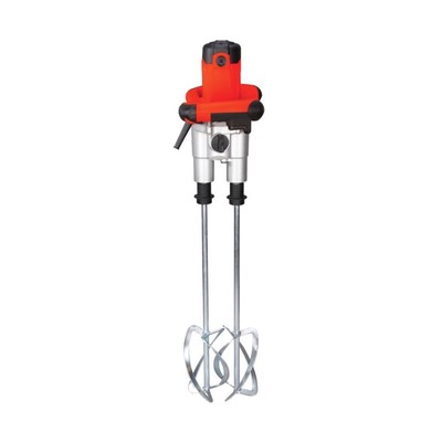 Строительный миксер Elitech МС 1600/2ЭД, 1600 Вт, 2×14 мм/М24, 580/800 об/м, 8 кг, 2 мешалки