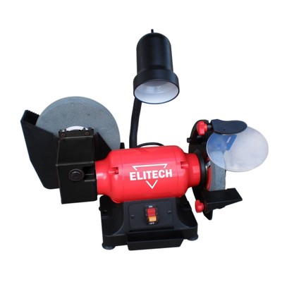 Станок точильный Elitech СТ 300 МС, 300 Вт, 2850/130 об/мин, 200×40×20 мм, 220 В