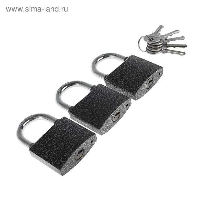 Набор замков навесных PALLADIUM 303F-50-3 - Фото 1