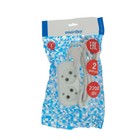 Удлинитель сетевой Smartbuy, 2 розетки, 2 м, 2200 Вт, ПВС 2×1 мм2, 10 А, без заземления, белый - Фото 2