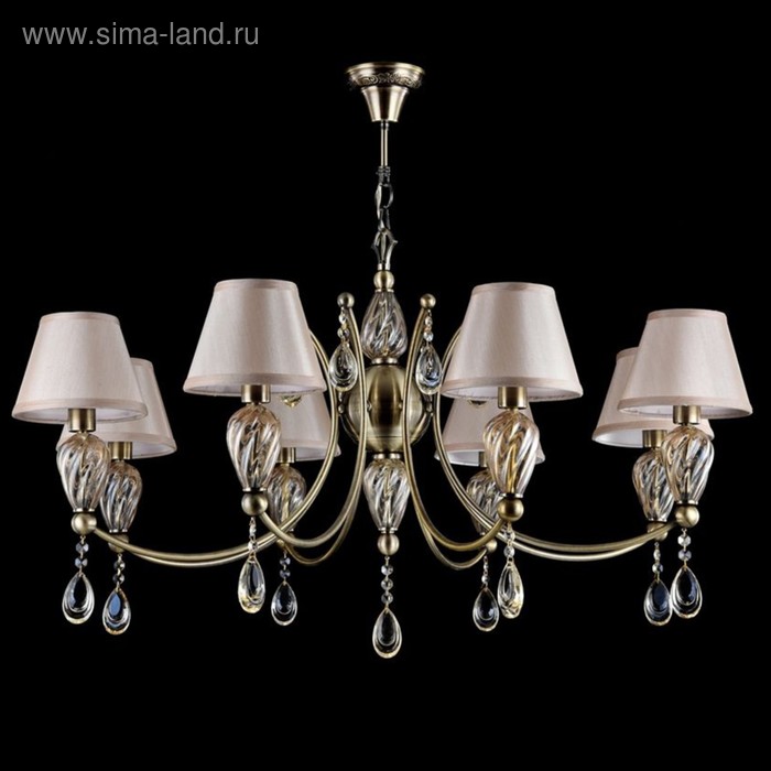 Люстра Murano 8x40Вт E14 античная бронза 37791₽
