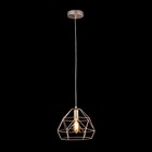 Подвес Soprano 1x40W E14 бежевый 21x21x17,5см - Фото 3