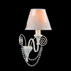 Бра Lucy 1x40W E14 белый глянцевый 15x20x31см - Фото 2