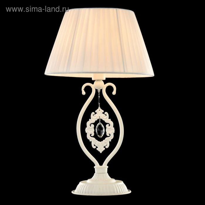 Настольная лампа Passarinho 1x40W E14, белый 27x27x46 см - Фото 1