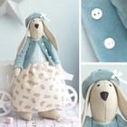 Мягкая игрушка «Домашняя зайка Фанни», набор для шитья, 18 × 22 × 3,6 см - Фото 1