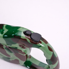 Рулетка с принтом "Стрим", 3 м, вес животного до 12 кг, расцветка милитари - Фото 3