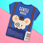 Деревянный значок «Gentle mouse», 9,6 х 11 см - Фото 5