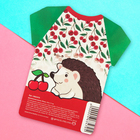 Деревянный значок "Ёжик" - Фото 5