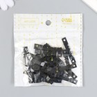 Зубчатая подвеска для картин, фоторамок металл (набор 40 шт) чёрная 4х0,5 см - Фото 6