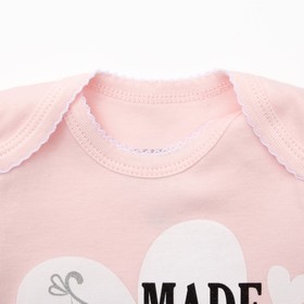 

Боди детское Крошка Я "Made with love" рост 74-80см (9-12мес)