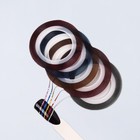 Ленты клеевые для декора «Голография», 5 шт, 1 мм, 18 м, разноцветные - Фото 3