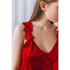 Аппликации пришивные «Лейсы», 23,5 × 10,5 см, пара, цвет красный - Фото 2