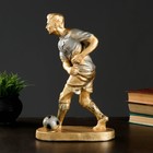 Фигура "Футболист №5" бронза с серебром, 35см - Фото 2