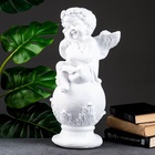 Фигурка гипс «Ангел со скрипкой улыбчивый», белый, 26×21×46 см 3184573