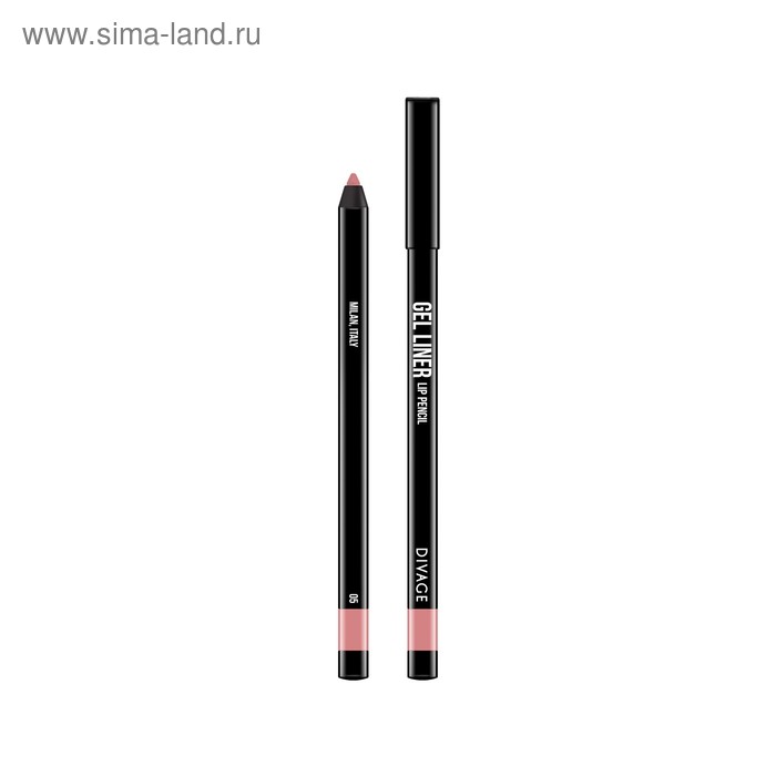 Гелевый карандаш для губ Divage Gel Liner, тон № 05 - Фото 1