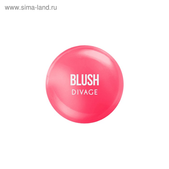 Кремовые румяна Divage 2 В 1 Egg Blush & Lip Balm, тон № 02 - Фото 1