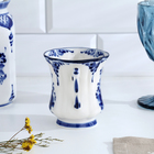 Кружка фарфор гжель «Валерьян», h=10 см, V=0.25 л, автор Ремизов В. - Фото 6