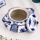 Супница «Цветы», D=23 см, H=15 см, малая, гжель 3122367