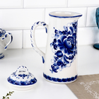 Кувшин для воды «Ретро», 24.5 см, фарфор гжель - Фото 2