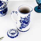 Кувшин для воды «Ретро», 24.5 см, фарфор гжель - Фото 3