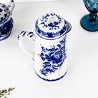 Кувшин для воды «Ретро», 24.5 см, фарфор гжель - Фото 4