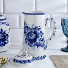 Кувшин для воды «Ретро», 24.5 см, фарфор гжель - Фото 6