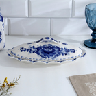 Селёдочница с крышкой «Семейная», 28.5×14.5×9 см, фарфор, гжель - Фото 2