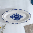 Селёдочница с крышкой «Семейная», 28.5×14.5×9 см, фарфор, гжель - Фото 4