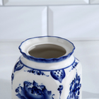 Банка для хранения сыпучих продуктов «Каскад», 16.5 см, 0.95 л, автор Шибаев С., фарфор гжель - Фото 9