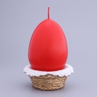Декоративная свеча «Пасхальное яйцо в лукошке» - Фото 4