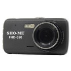 Видеорегистратор SHO-ME FHD-650, две камеры, 4", обзор 120°, 1920х1080 - Фото 1