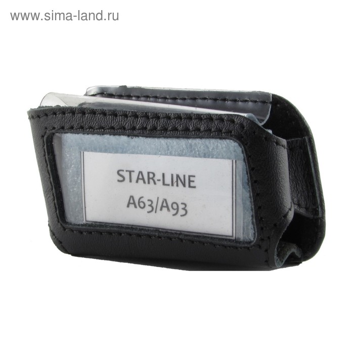 Чехол брелка Starline A63/A93 кобура черная кожа - Фото 1