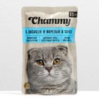 Влажный корм Chammy для кошек, лосось/форель в соусе, пауч, 85 г - Фото 1