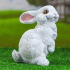 Садовая фигура "Зайчик", белая, полистоун, 19 см - Фото 1