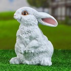 Садовая фигура "Зайчик", белая, полистоун, 19 см - Фото 3
