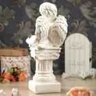 Статуэтка "Ангел на колонне", белая - Фото 3