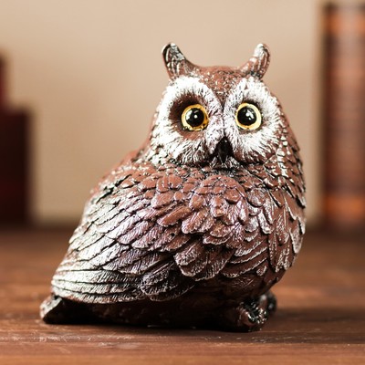 Статуэтка "Сова Люся", рисованная, 18 см
