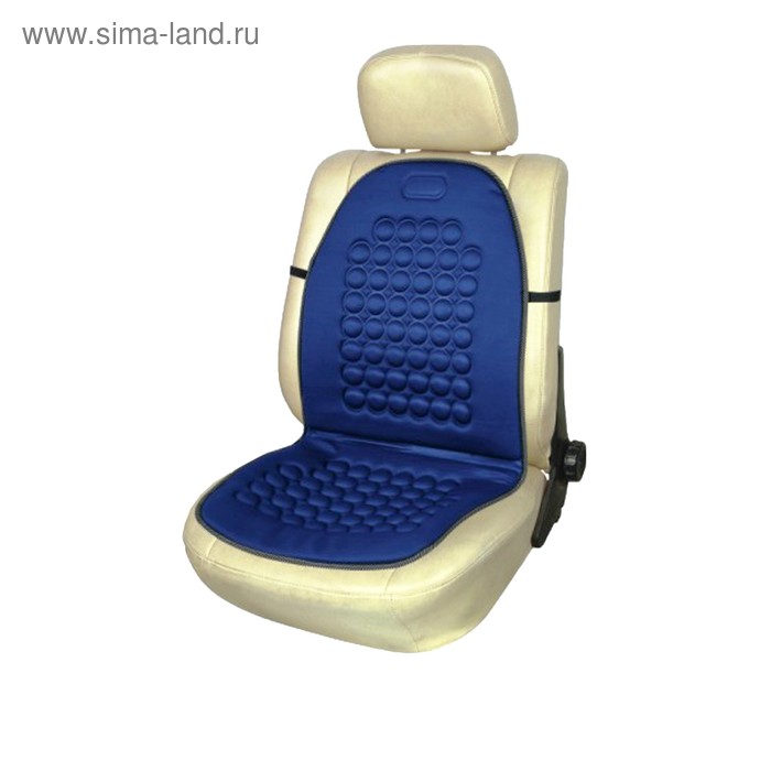 Накидка на сиденье ортопедическая Skyway DRIVE, 95х45 см, синий , S01302005 - Фото 1
