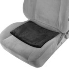 Накидка на сиденье Skyway ARCTIC, 33х39 см, искусственный мех, без спинки, черный, S03003002 - фото 320183739