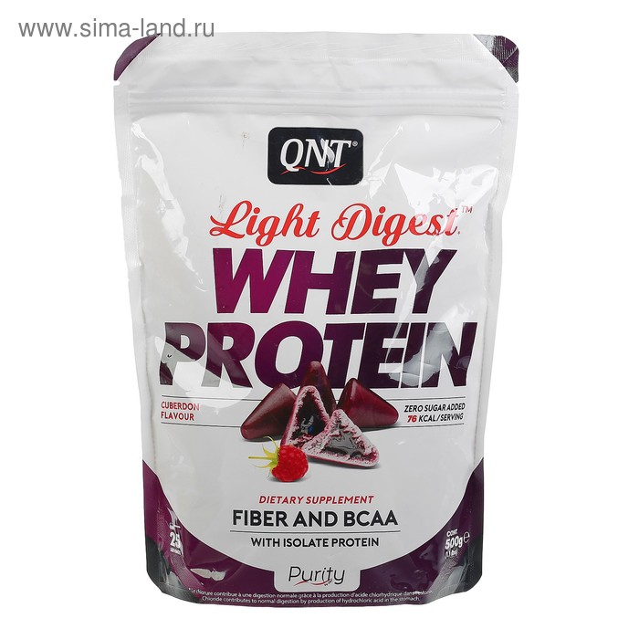 Протеин QNT Light Digest Whey Protein, кубердон, 500 г - Фото 1