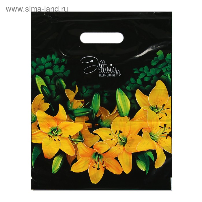 Пакет "Иллюзия", полиэтиленовый с вырубной ручкой, 30 х 40 см, 35 мкм - Фото 1