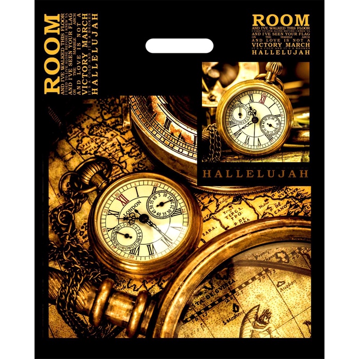 Пакет «Вокруг света», полиэтиленовый с вырубной ручкой, 38×47 см, 60 мкм - Фото 1