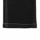 Брюки джинсовые для девочки, рост 110-116 см, цвет чёрный - Фото 6