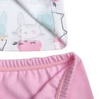 Пижама c манжетами  для девочки, рост 104 см, цвет Зайки-розовый U070111Y104 - Фото 6