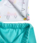 Пижама c манжетами  для девочки, рост 116 см, цвет Зайки-голубой U070111Y116 - Фото 6