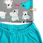 Пижама c манжетами  для мальчика, рост 62 см, цвет Мишки U070111Y62_М - Фото 6