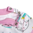 Пижама c манжетами  для девочки, рост 86 см, цвет Зайки-розовый U070111Y86_М - Фото 5