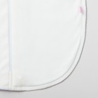 Пелёнка "Кокон" на подкладке, рост 62 см, цвет молочный, интерлок, хл100 - Фото 4