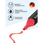 Маркер текстовыделитель Schneider Job, 1.0-5.0 мм, чернила на водной основе, коралловый - Фото 2